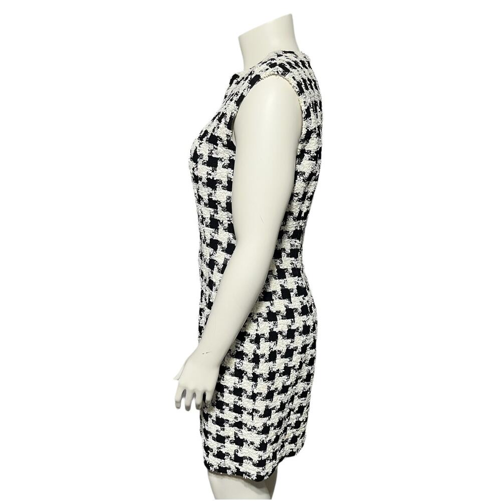 SOLD❌❌Vintage Houndstooth Tweed Houndstooth Print Dress Sz-10/12 (Large) - Picture 2 of 10